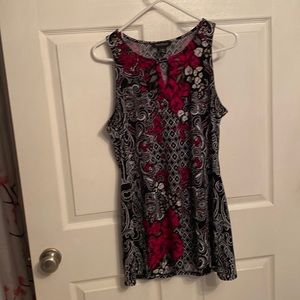 White House Black Market sleeveless tunic.